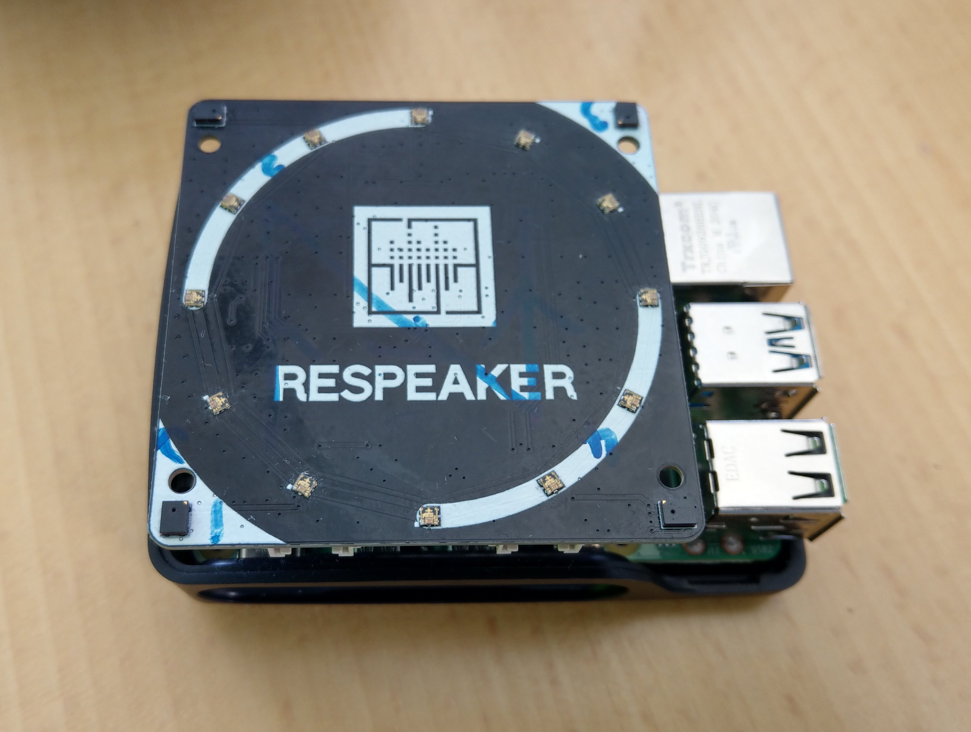 ReSpeaker Microphone array on Pi 4
